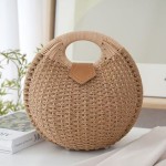 New Women's Straw Tote Bag — Spring Fashion Woven Bag, Casual Beach Tote, Simple Shell-Shaped Bag